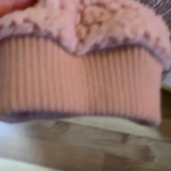 Softest Pink Sherpa Hoodie Sz S Love Tree EUC - Picture 5 of 7